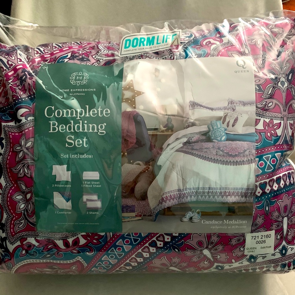 Queen Complete Bedding Set